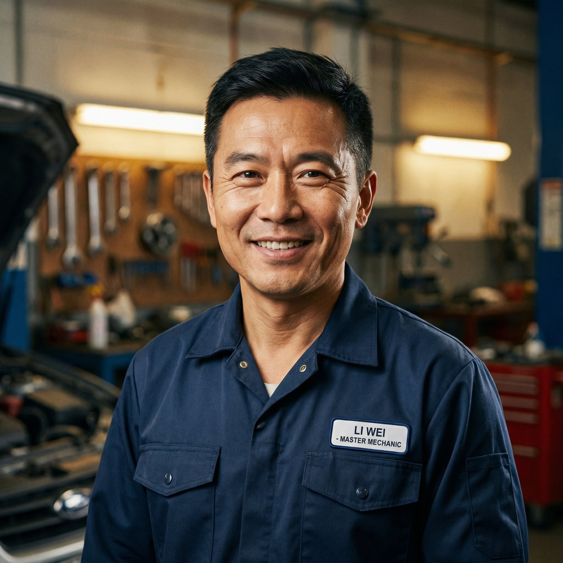 探花修车改装专家李伟